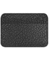 Embossed Logo Leather Card Wallet Black - ACNE STUDIOS - BALAAN 3