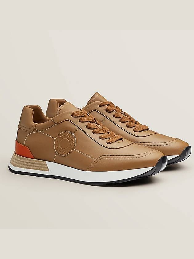 Drive Men's Sneakers Brown H212910Z - HERMES - BALAAN 1