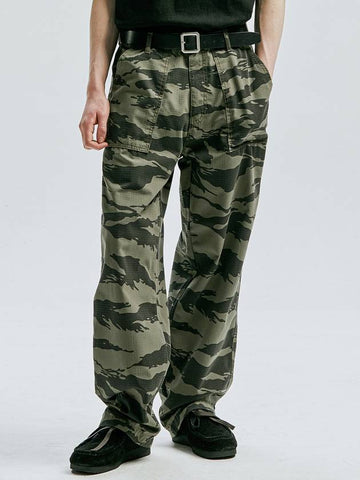 Loose fit tiger camo furtig pants - KND - BALAAN 1