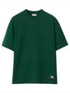 EKD Cotton Short Sleeve T-Shirt Green - BURBERRY - BALAAN 2