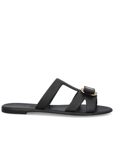 Salvatore Ferragamo Sandals Black - SALVATORE FERRAGAMO - BALAAN 1