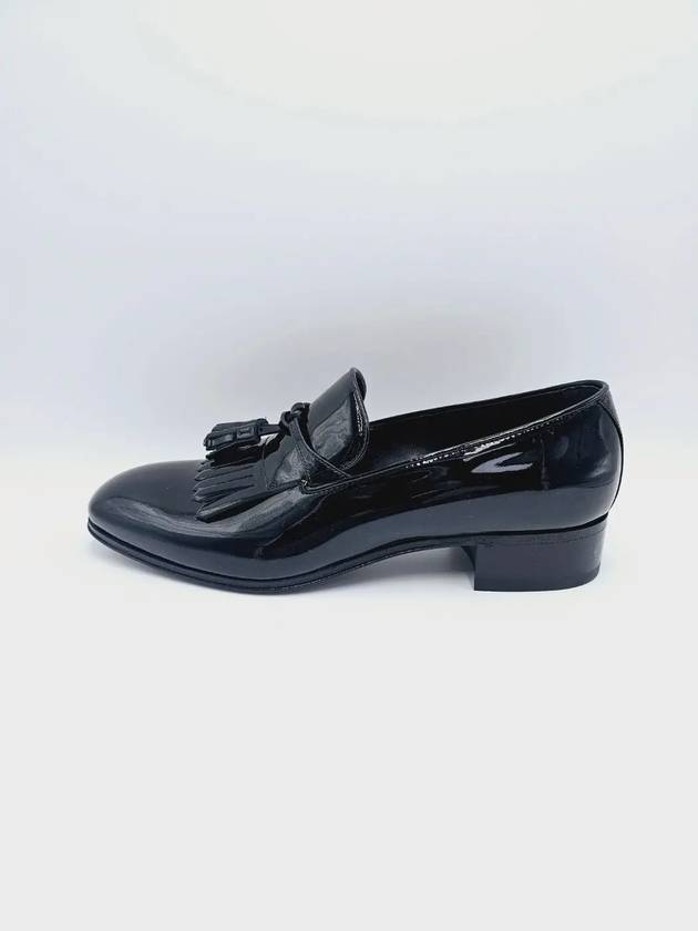 Tassel Leather Loafers Black - GUCCI - BALAAN 5