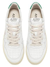 Medalist Green Tab Leather Low Top Sneakers White - AUTRY - BALAAN 4