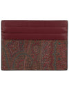 Tesuto Paisley Card Wallet Brown - ETRO - BALAAN 4