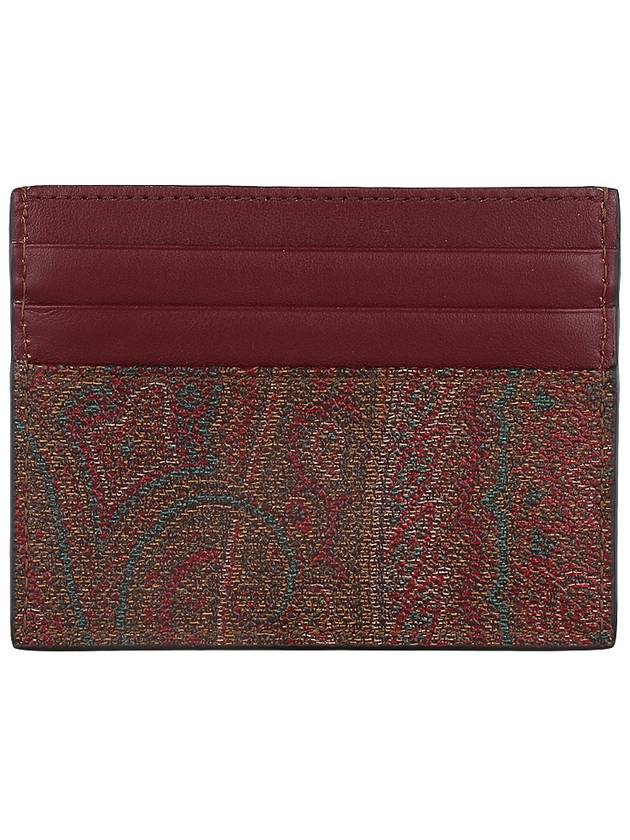 Tesuto Paisley Card Wallet Brown - ETRO - BALAAN 4