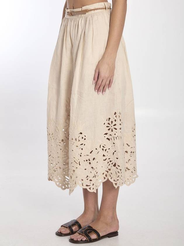 Wylie embroidered midi skirt - ZIMMERMANN - BALAAN 2