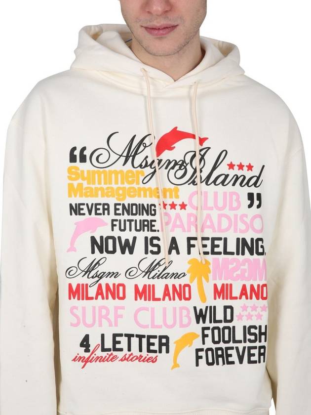 23 ss Sweatshirt WITH Logo 3440MM17523700102 B0040207005 - MSGM - BALAAN 5