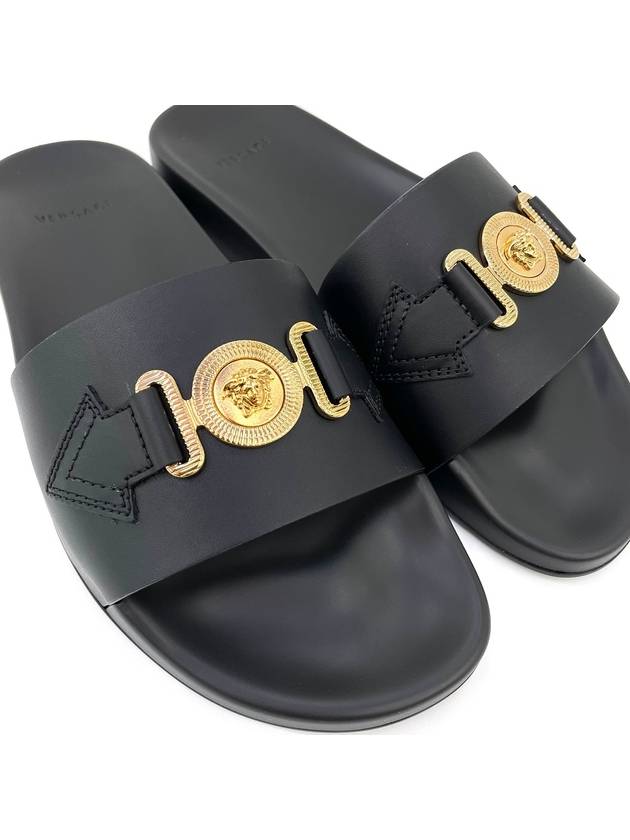 Men's Medusa Biggie Slippers Black - VERSACE - BALAAN 4