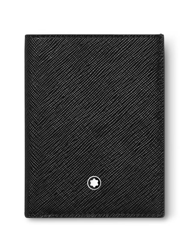 Sartorial 4CC Leather Half Wallet Black - MONTBLANC - BALAAN 2