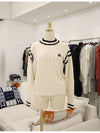 CC logo cashmere pullover knit P72090 - CHANEL - BALAAN 1