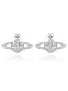 Mini Bas Relief Earrings Silver - VIVIENNE WESTWOOD - BALAAN 2