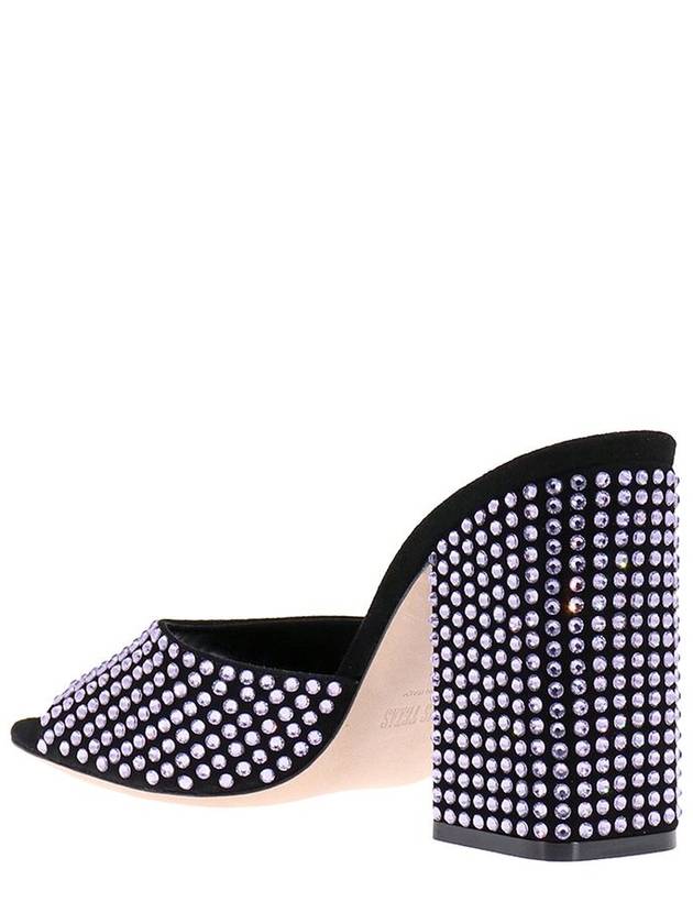 Paris Texas Black And Violet Leather Mules - PARIS TEXAS - BALAAN 3