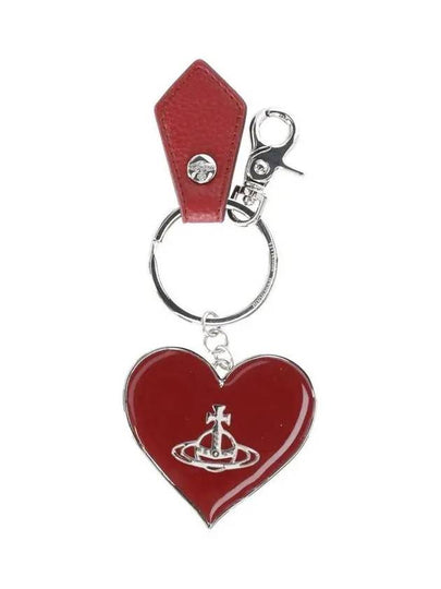 ORB logo mirror heart keyring 8203011WU OM0014 H407 - VIVIENNE WESTWOOD - BALAAN 2