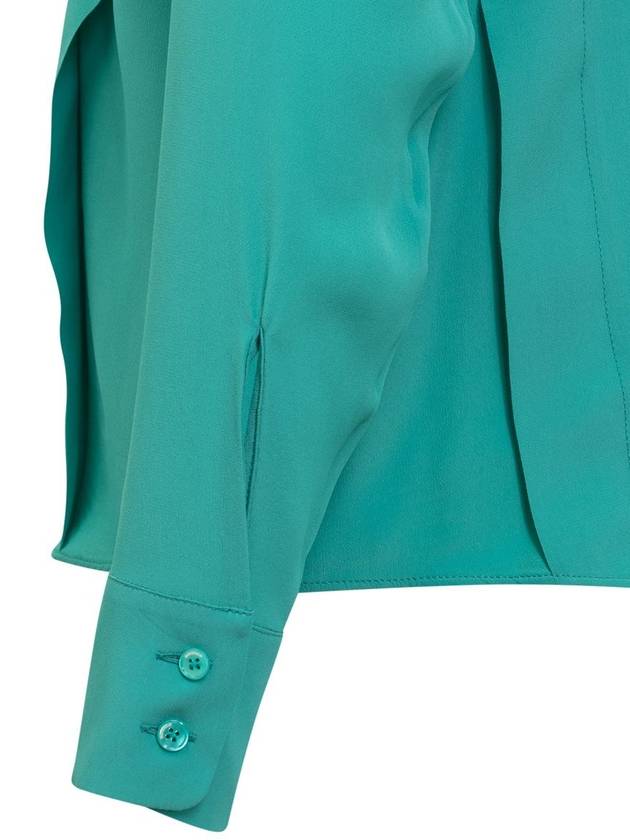 Shirt ROPW60066ARW131 319 GREEN - ROCHAS - BALAAN 4