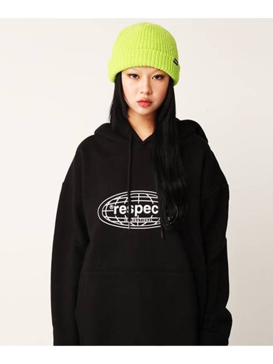 Unisex International Logo Hoodie Black BAL10045 - RESPECT - BALAAN 2