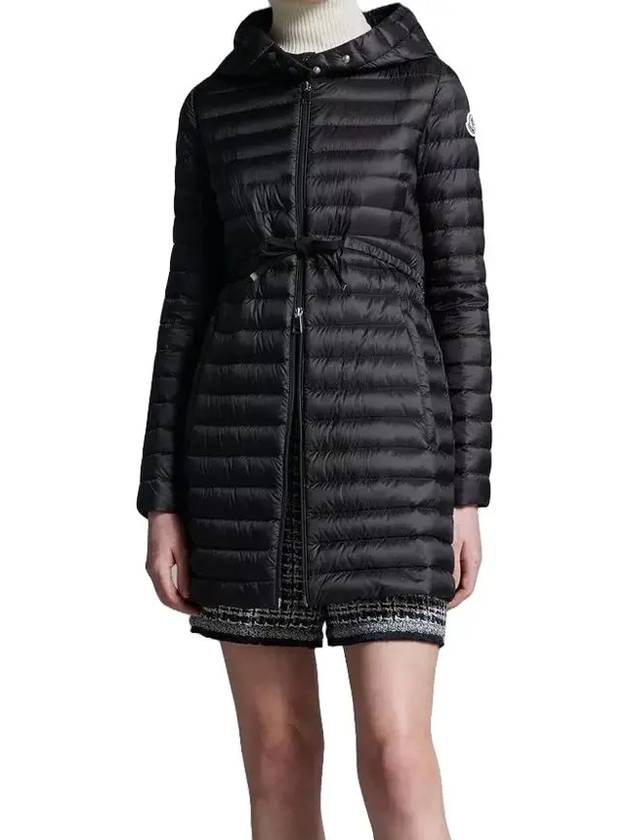 Women's Barbel Long Down Padding Black - MONCLER - BALAAN 8