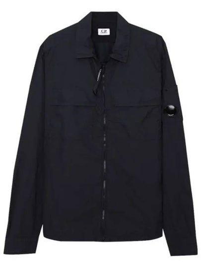 Taylon L Zip-Up Jacket Black - CP COMPANY - BALAAN 2