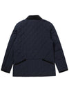 Men's Corduroy Quilted Jumper Navy SW23IQJP01NV - SOLEW - BALAAN 3