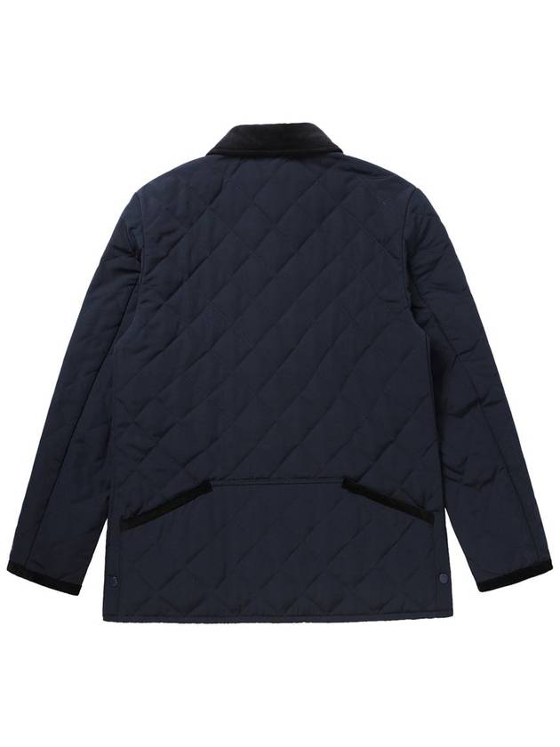 Men's Corduroy Quilted Jumper Navy SW23IQJP01NV - SOLEW - BALAAN 3