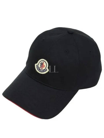 24 3B00055 V0090 999 Logo Patch Baseball Cap Hat - MONCLER - BALAAN 1