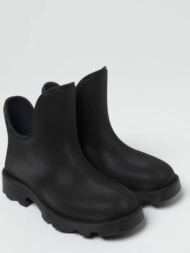 Marsh Rubber Low Ankle Boots Black - BURBERRY - BALAAN 3