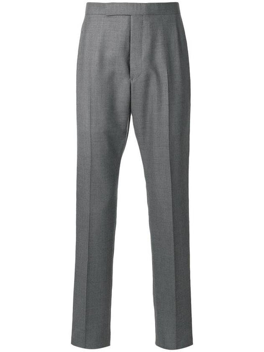 Super 120S Twill Classic Backstrap Trouser Pants Medium Grey - THOM BROWNE - BALAAN 1
