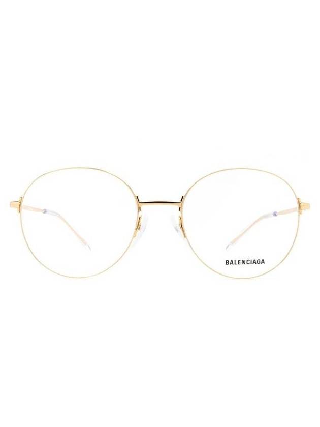 gold thin oval frame glasses - BALENCIAGA - BALAAN.