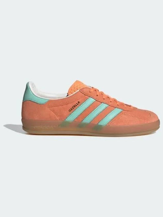 Gazelle Indoor Suede Low Top Sneakers Orange - ADIDAS - BALAAN 2