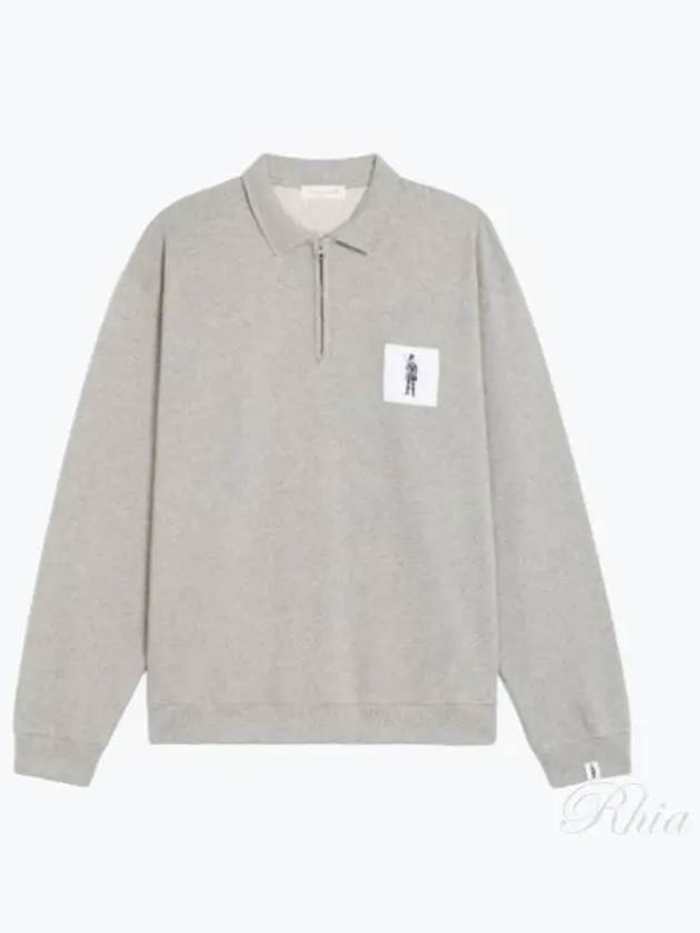 24 Dandy Men s Zip Up Sweatshirt Gray GJM 200 CA0290 Man Half - MACKINTOSH - BALAAN 1