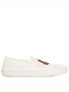 Women's School Embroidered Balk Flower Slip-On Cream - KENZO - BALAAN 2