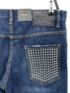 Pocket Stud Skater Straight Jeans Blue - DSQUARED2 - BALAAN 5