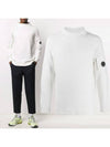 Lens Wappen Mock Neck Sweatshirt White - CP COMPANY - BALAAN 2