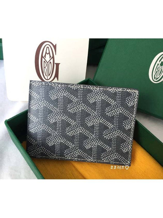 Men's half wallet insert card wallet gray - GOYARD - BALAAN 2