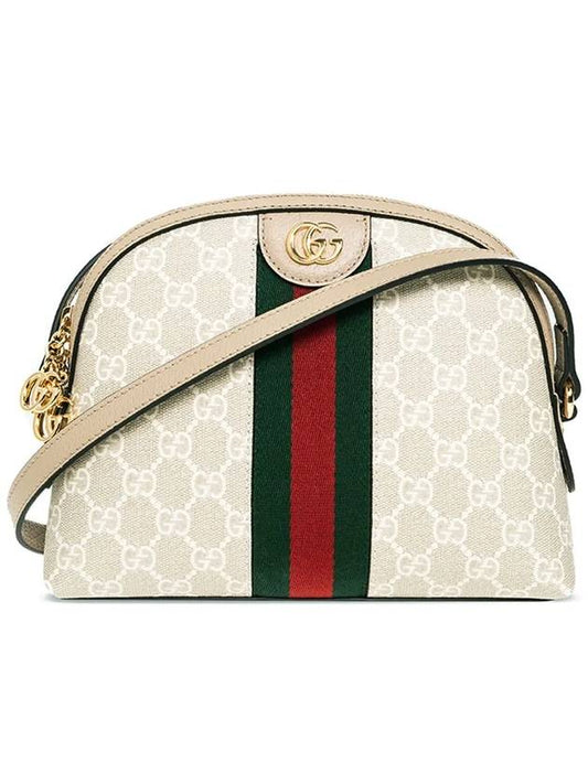 Ophidia Gold Hardware GG Small Shoulder Bag Beige - GUCCI - BALAAN.