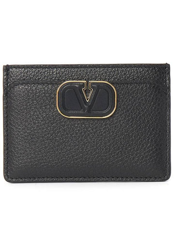 V logo women's card wallet P0AA5LFN 0NO - VALENTINO - BALAAN 1