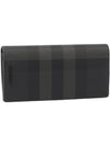 Long Wallet 743888 Charcoal - BURBERRY - BALAAN 1