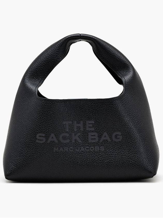 Leather The Mini Sack Tonal Black 2F3HSH020H01 990 - MARC JACOBS - BALAAN 1