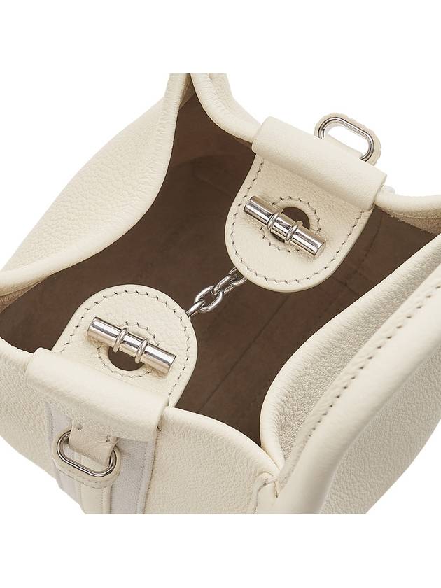 Women's Micro Bale Shoulder Bag White - LORO PIANA - BALAAN 10