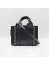 Woody Leather Mini Tote Bag Black - CHLOE - BALAAN 5