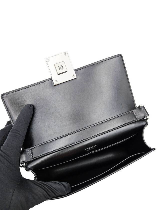 Givenchy BB50HEB15S001 Black 4G Chain Box Leather Small Shoulder Bag - GIVENCHY - BALAAN 7