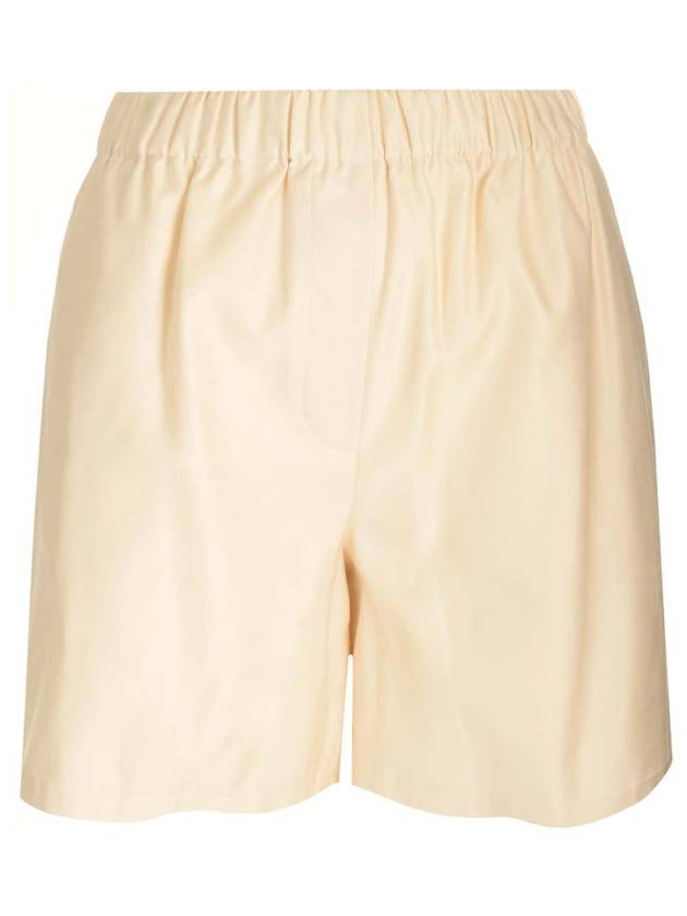 Piadena Cotton Shorts Ivory - MAX MARA - BALAAN 1