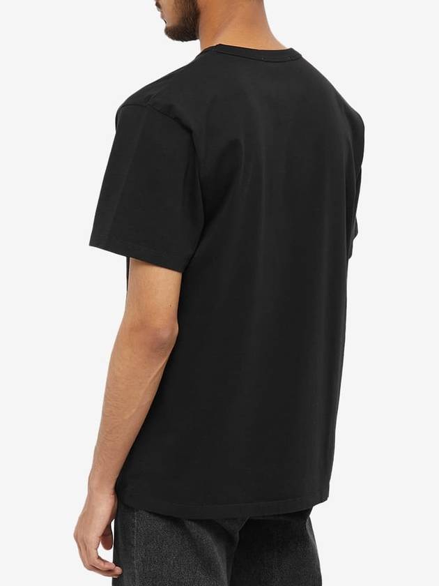 Fox Head Patch Classic Short Sleeve T-Shirt Black - MAISON KITSUNE - BALAAN 4