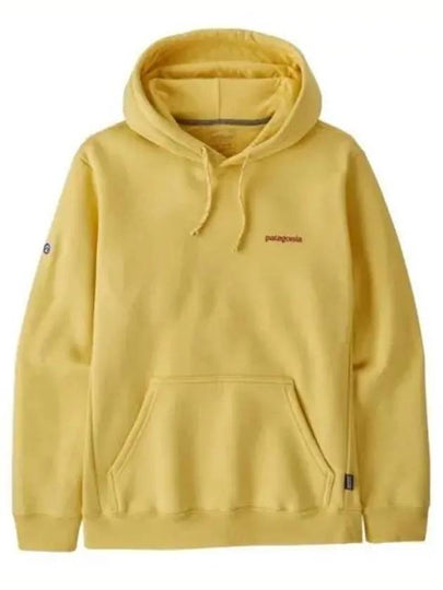 Fitz Roy Icon Uprisal Fleece Hoodie Milled Yellow - PATAGONIA - BALAAN 2