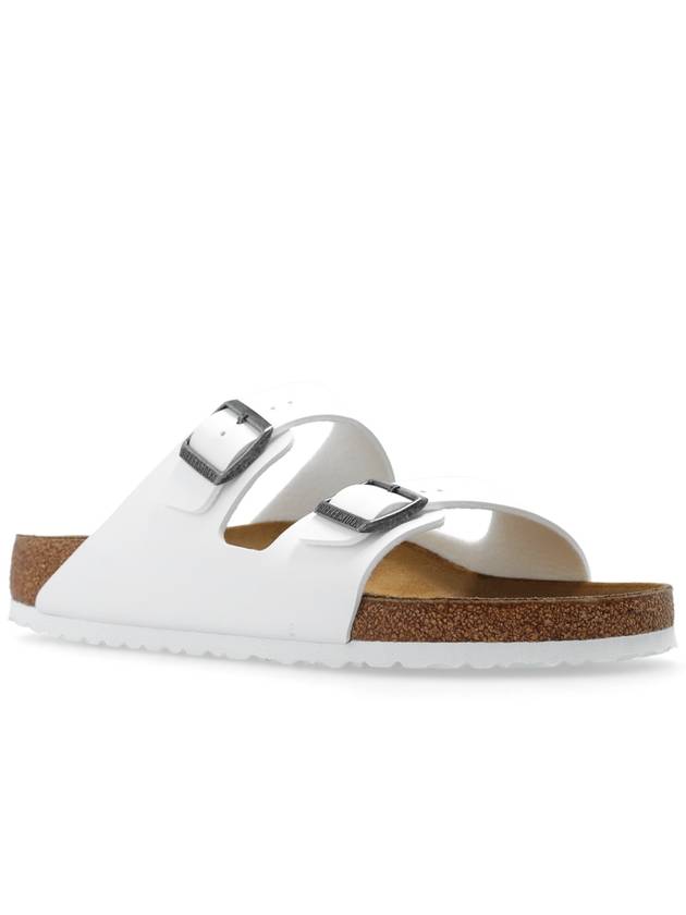 Birkenstock ‘Arizona BS’ Slides, Men's, White - BIRKENSTOCK - BALAAN 4