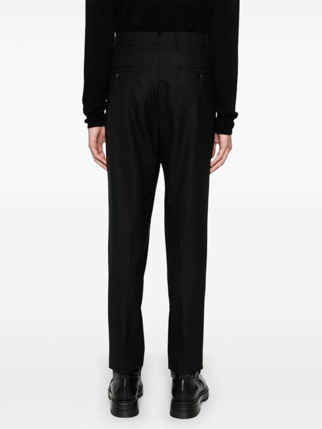 Tailored Virgin Wool Straight Pants Black - AMI - BALAAN 5