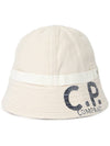 Bull Assi Bucket Hat Ivory - CP COMPANY - BALAAN 4