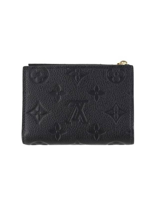 Lisa Monogram Leather Half Wallet Black - LOUIS VUITTON - BALAAN 1