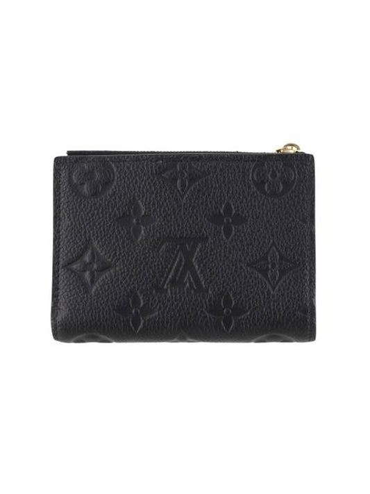 Lisa Wallet Monogram Zipper Coin Card Wallet Black M83365 - LOUIS VUITTON - BALAAN 1