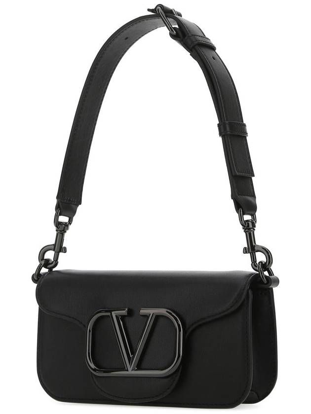 Loco Mini Leather Shoulder Bag Black - VALENTINO - BALAAN 3