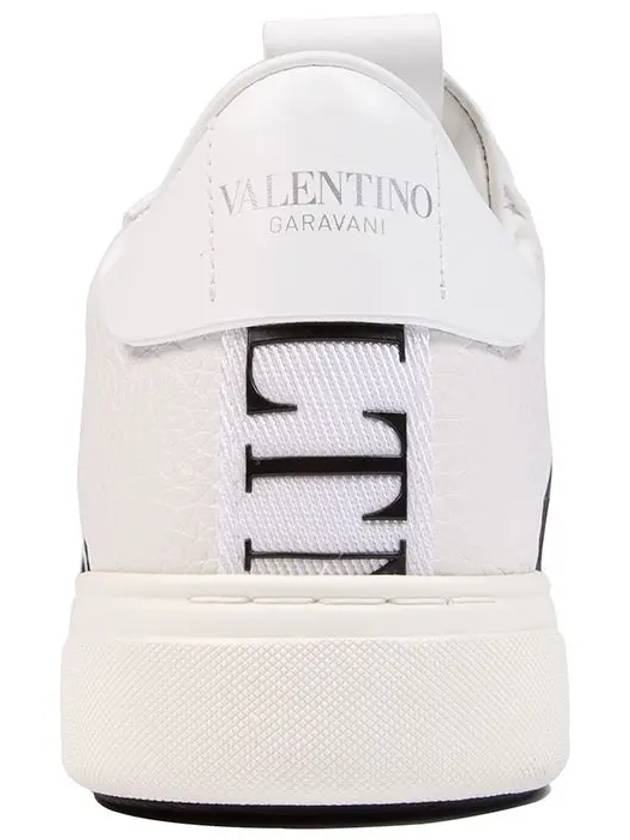 Logo Band VL7N Calfskin Low Top Sneakers Black White - VALENTINO - BALAAN 5